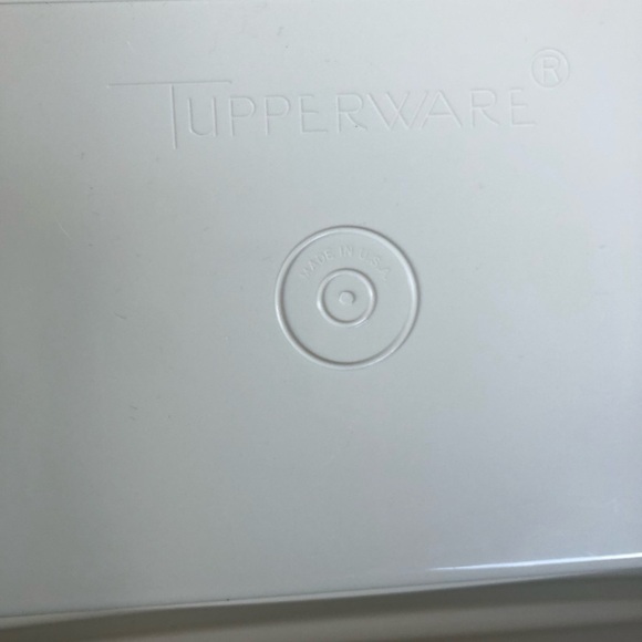 VTG Tupperware Deviled Egg ContainerW/Lid Holds 16 Eggs Tan White Sectioned - Picture 4 of 6